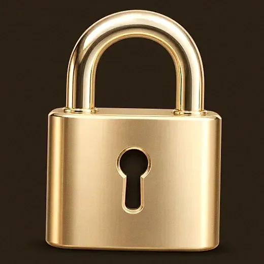 Metal padlock — Mafia 77777
