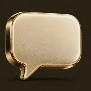 Gold speech bubble — Mafia 77777