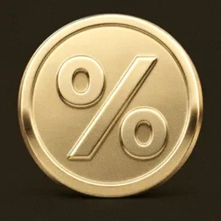 Gold percent coin — Mafia 77777