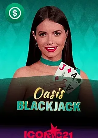 Oasis Blackjack live game cover
