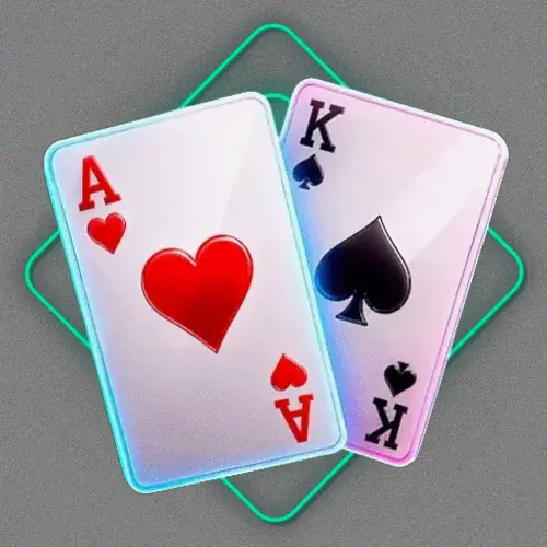 Ace and king playing cards