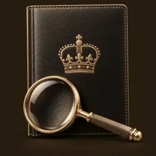 Passport magnifying glass — Mafia 77777