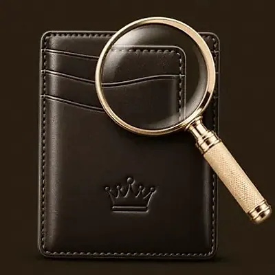 Wallet and magnifier — Mafia 77777