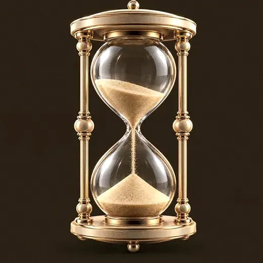 Ornate hourglass — Mafia 77777