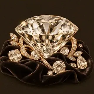 Faceted diamond gemstone — Mafia 77777