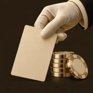 Hand dealing card — Mafia 77777