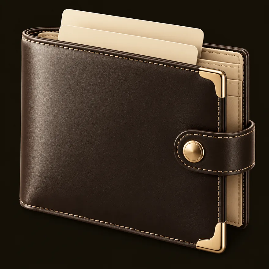 Leather wallet — Mafia 77777